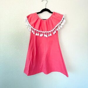 Fiveloaves Twofish Coral Tassel Dress Size 6